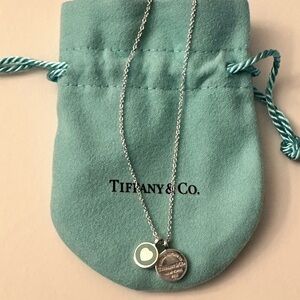 Tiffany & Co Silver Return to Tiffany double necklace